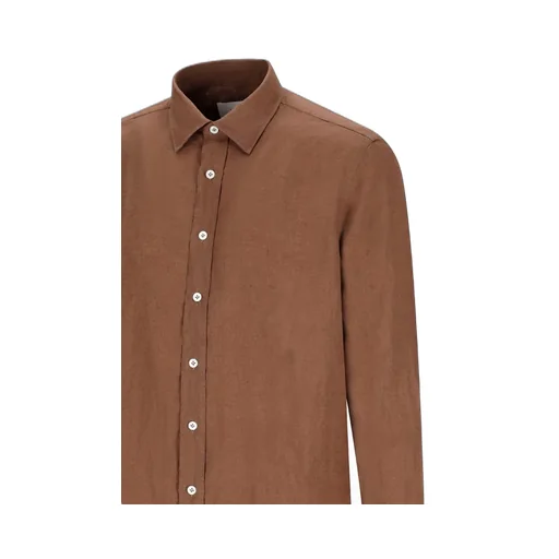 Lardini Long-Sleeved Curved Hem Shirt