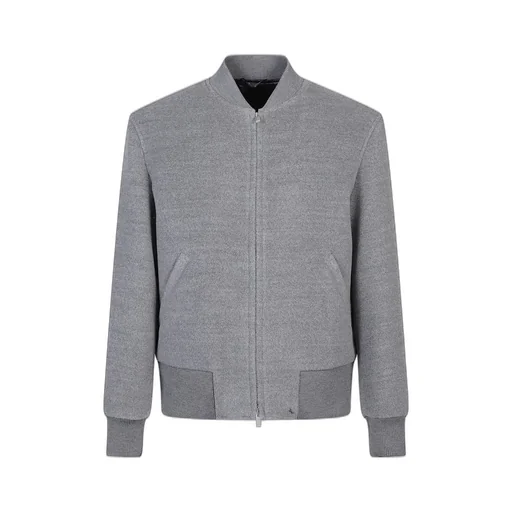 Lardini Long Sleeved Zip-Up Bomber Jacket