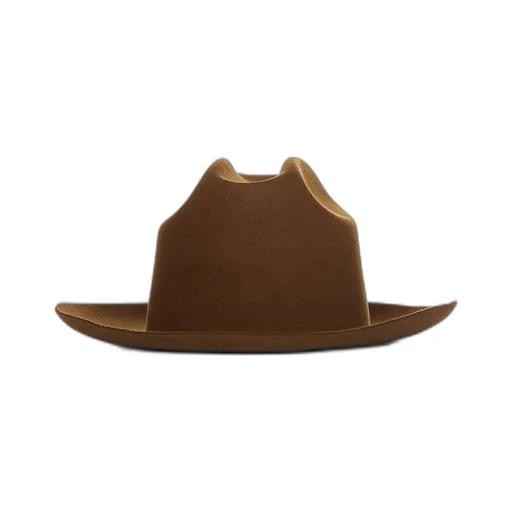 Lardini Pinched Crown Felted Fedora Hat