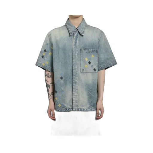Ma Quad Embroidered Shirt / Ind