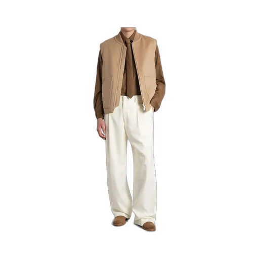 Lardini Pleated Straight-Leg Pants