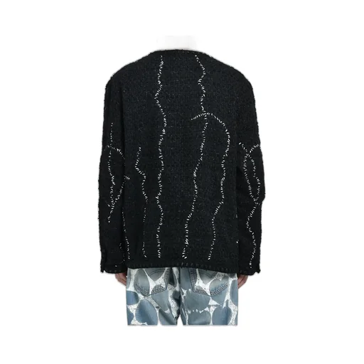 Tweed Hobo Jacket / Black