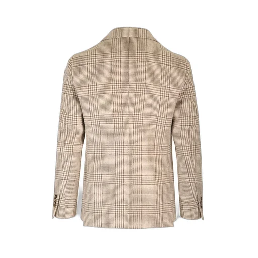 Lardini Check-Pattern Single-Breasted Blazer