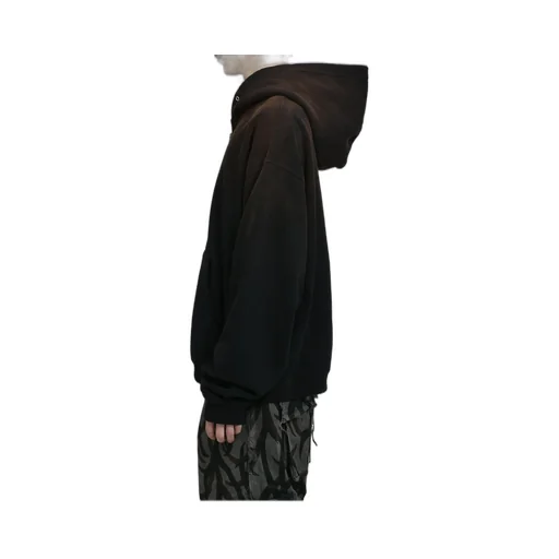 Camo Face Full Zip Hoodie / Blk