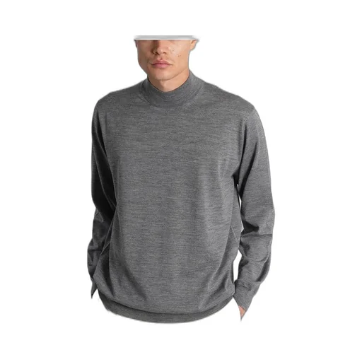 Lardini Mock-Neck Long Sleeved Knitted Top