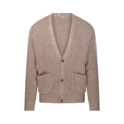 Lardini Ribbed Cardigan Knitwear
