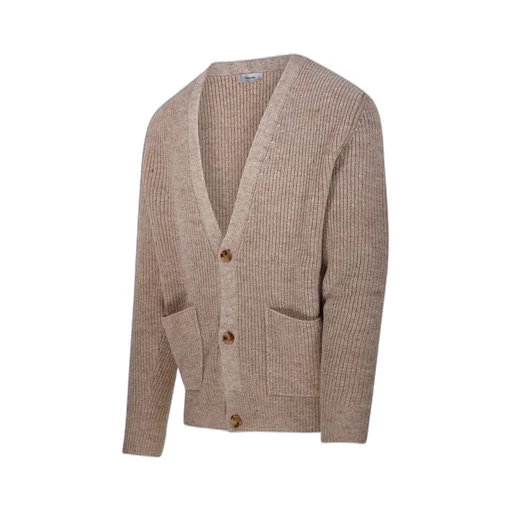 Lardini Ribbed Cardigan Knitwear