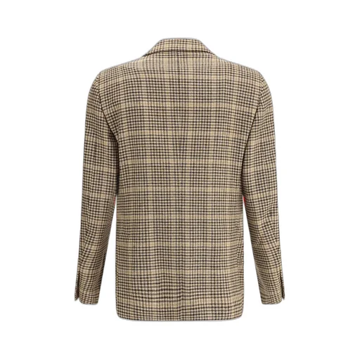 Lardini Single-Breasted Checked Blazer