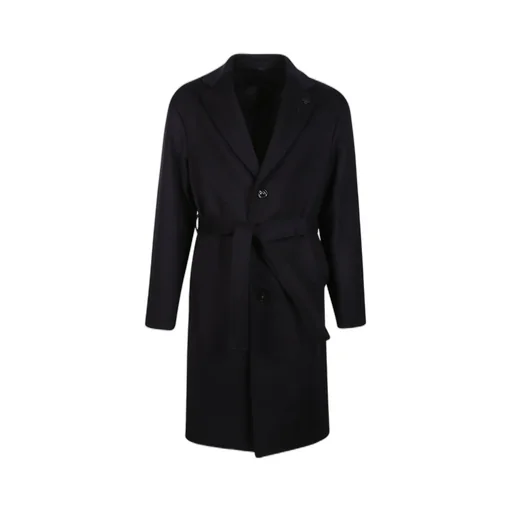 Lardini Single Breasted Belted Coat