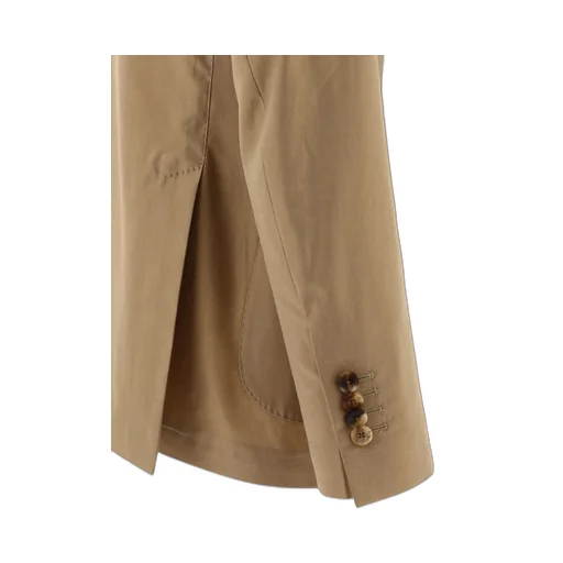 Lardini Twill Double-Breasted Blazer