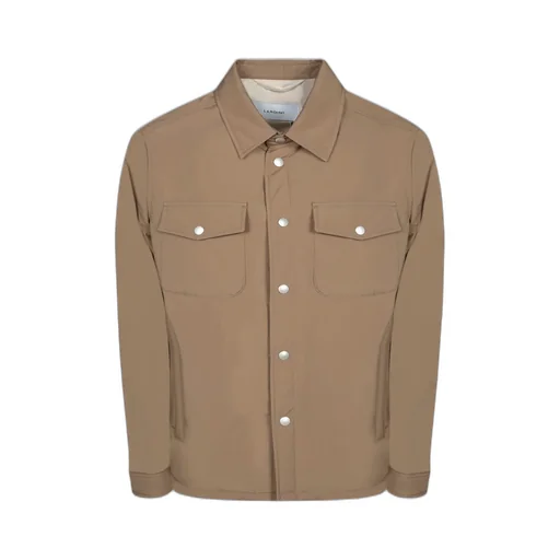 Lardini Long Sleeved Press-Stud Overshirt