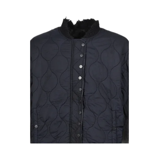 Slash Seam Tribal Camouflage Flight Jacket / Blk