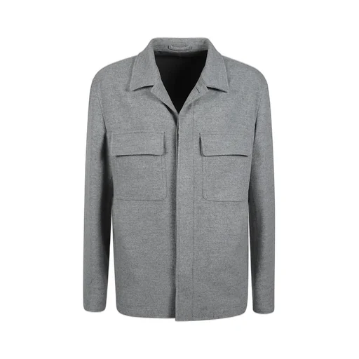 Lardini Long-Sleeved Straight Hem Jacket