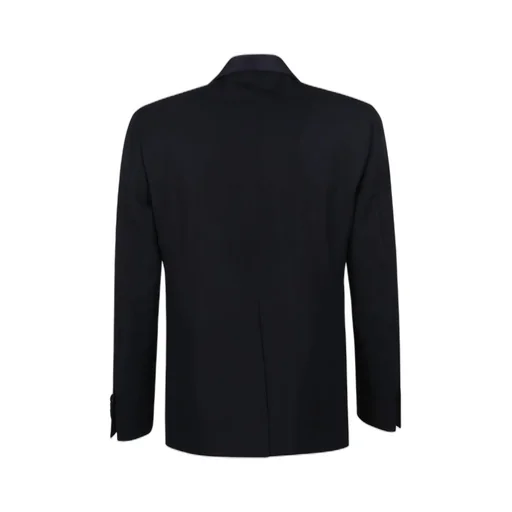 Lardini Single-Breasted Satin-Trim Suit