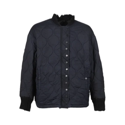 Slash Seam Tribal Camouflage Flight Jacket / Blk