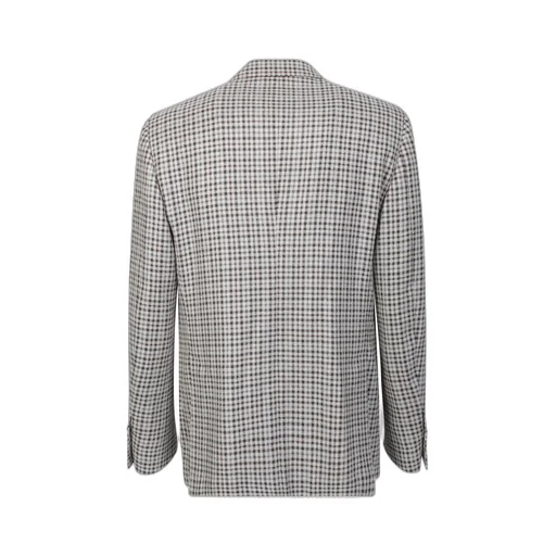 Lardini Single-Breasted Checked Blazer