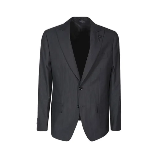 Lardini Pinstriped Single-Breasted Two-Piece Suit
