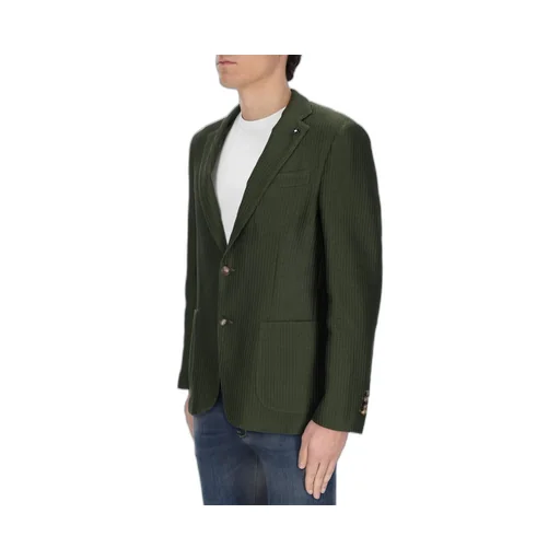 Lardini Long Sleeve Single-Breasted Blazer