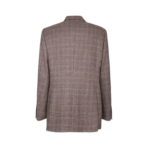 Lardini Single-Breasted Checked Tailored Blazer
