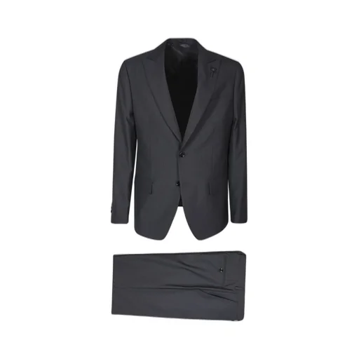 Lardini Pinstriped Single-Breasted Two-Piece Suit