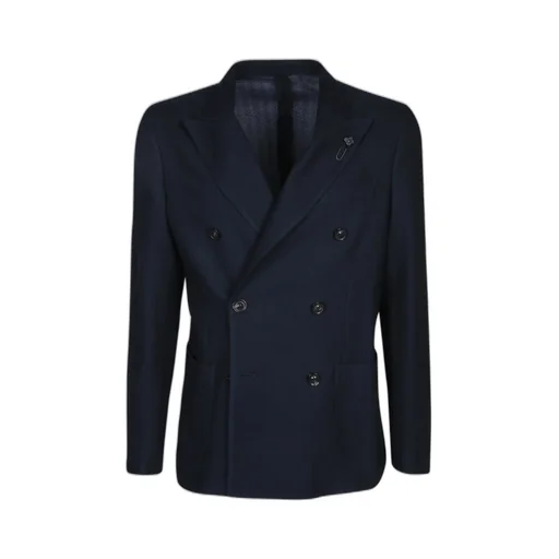 Lardini Double-Breasted Blazer Jacket