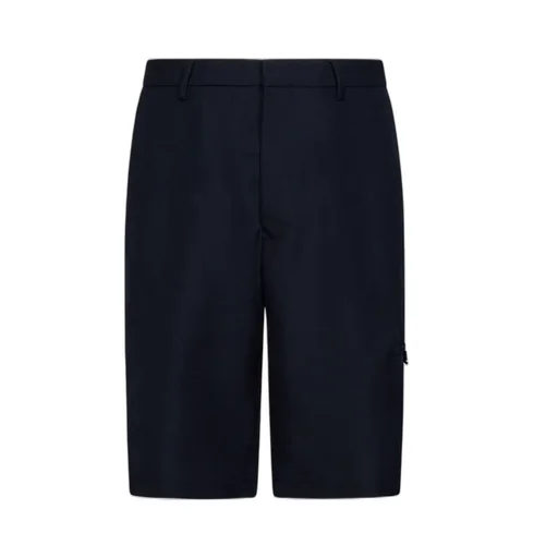 Lardini Logo-Patch Knee Length Shorts