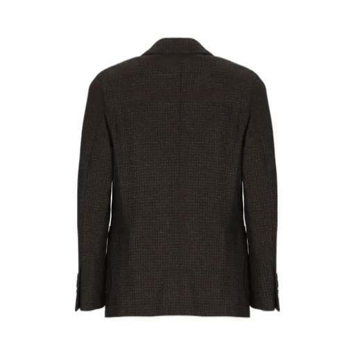 Lardini Houndstooth-Pattern Single-Breasted Blazer