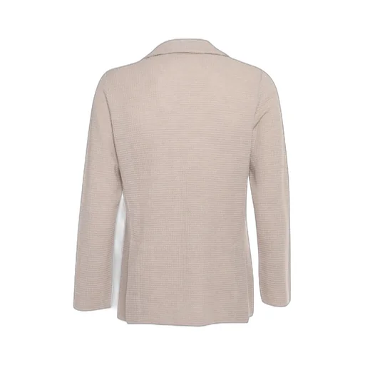 Lardini Single-Breasted Waffle-Knit Blazer