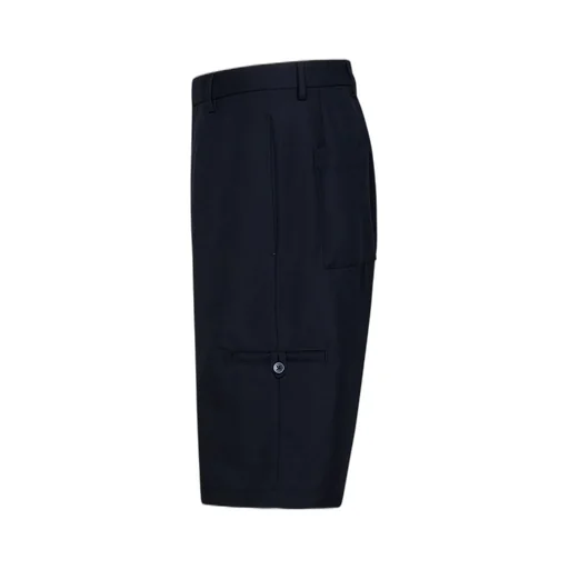 Lardini Logo-Patch Knee Length Shorts