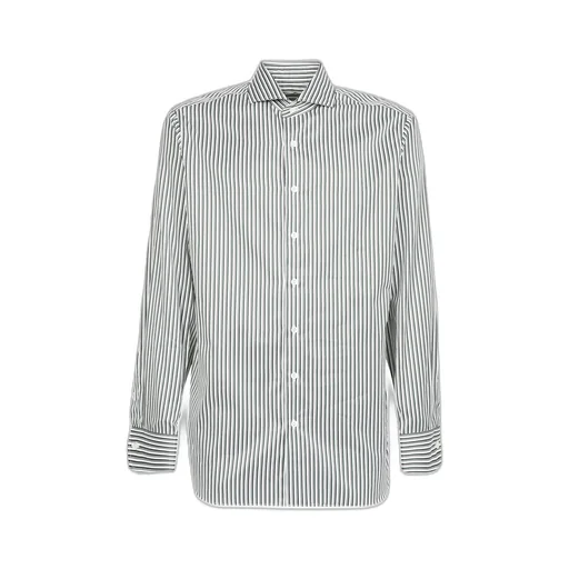 Lardini Striped Long Sleeved Shirt