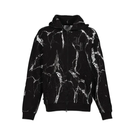 Hoops X Lafrance Written In Chrome Hoodie / Blk
