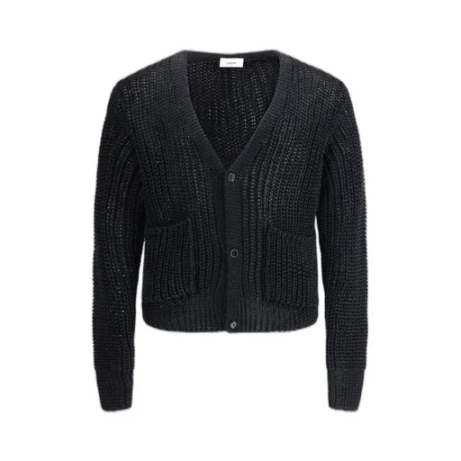 Lardini V-Neck Button-Up Cardigan