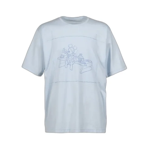 Disney Ohariko Patchwork T-Shirt / L.Blu