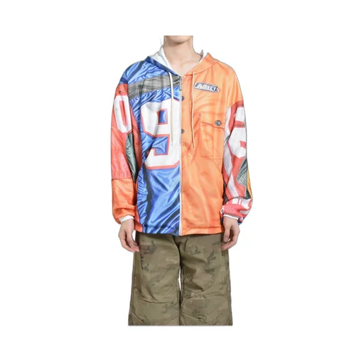 Patchwork Hoodie / Org