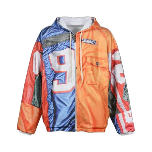 Patchwork Hoodie / Org
