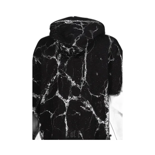 Hoops X Lafrance Written In Chrome Hoodie / Blk