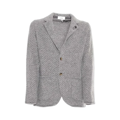 Lardini Brooch-Detailed Tailored Blazer