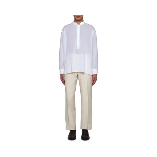 Lardini Long Sleeved Semi-Sheer Shirt