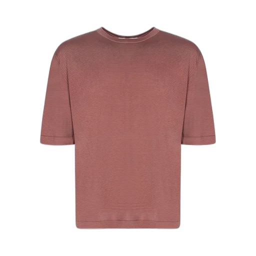 Lardini Striped Knitted Crewneck T-Shirt