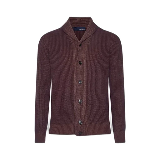 Lardini Long-Sleeved Button-Up Cardigan