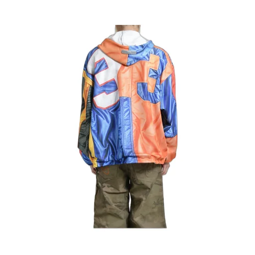 Patchwork Hoodie / Org