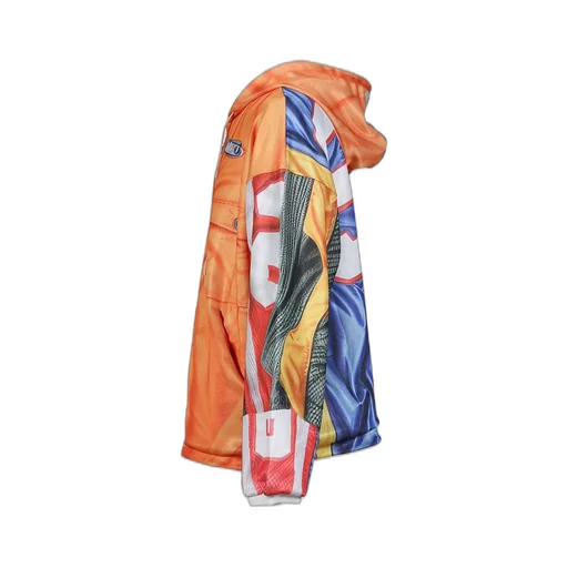 Patchwork Hoodie / Org