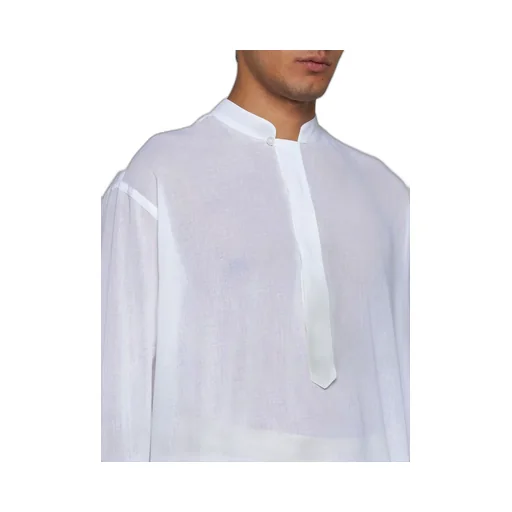 Lardini Long Sleeved Semi-Sheer Shirt
