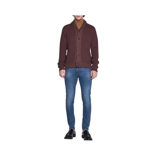 Lardini Long-Sleeved Button-Up Cardigan