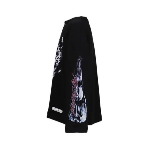Skull Longsleeve / Blk