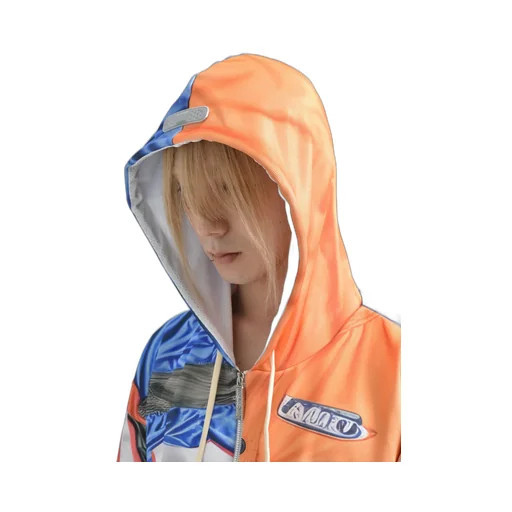 Patchwork Hoodie / Org