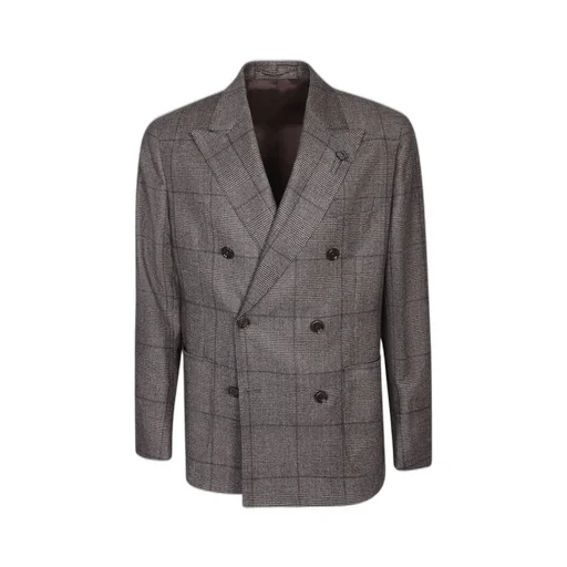 Lardini Two-Piece Checked Tailored Suit
