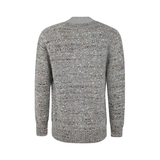 Lardini MÉLange Button-Up Ribbed-Trim Cardigan