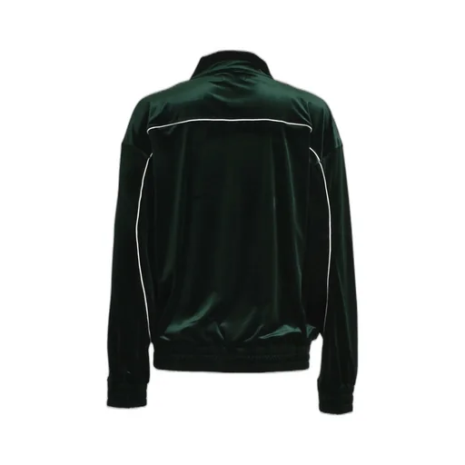 Script Logo Piping Velor Jacket / Kelly