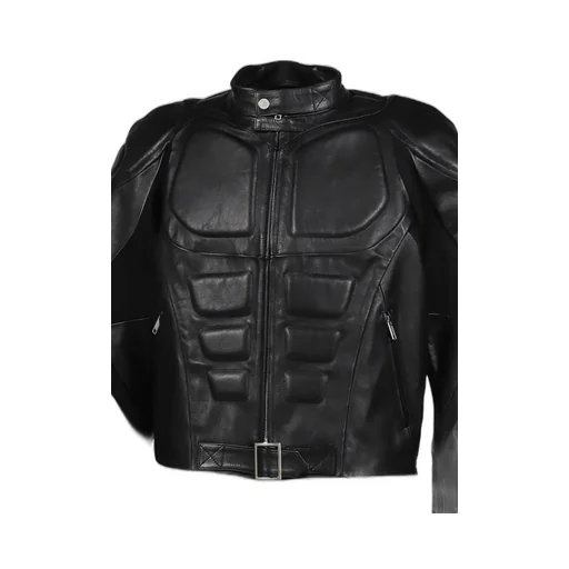 Muscle Leather Jacket / Black